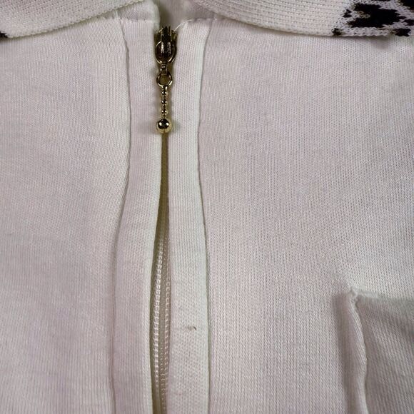KT Golf Women’s ANIMAL‎ PRINT White GOLF POLO 1/4 Zip Golf Bag Appliqué Sz 1X - Picture 13 of 13